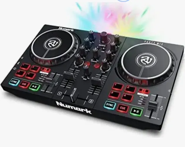Controlador de DJ Numark Partymix  Live com  luzes
