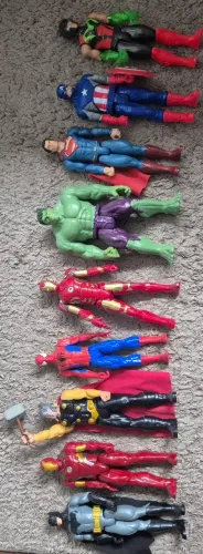Super heróis 30 cm