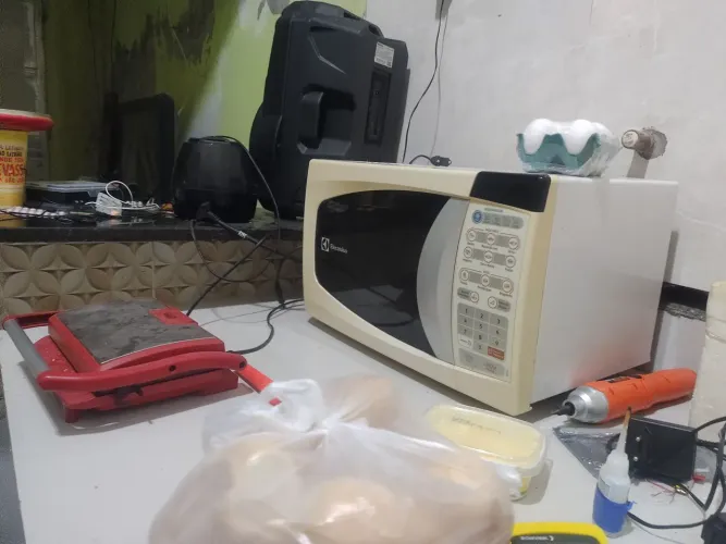 Microondas usado $200,00
