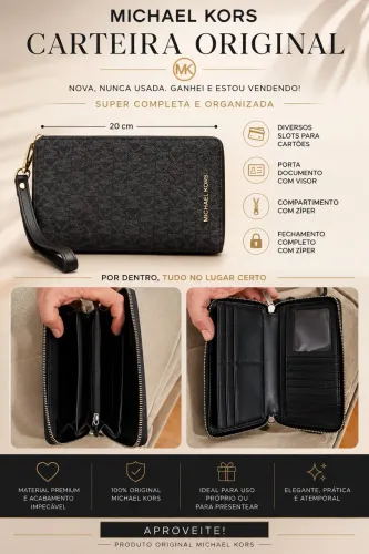 CARTEIRA ORIGINAL MICHAEL KORS