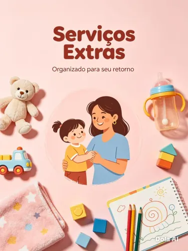 ? Babá - Serviços Extras enquanto a criança estiver fora | Santos/SP