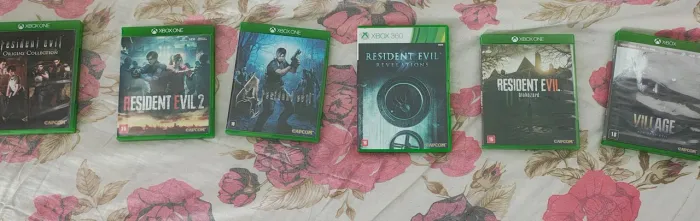 Coleção jogos resident evil para xbox 