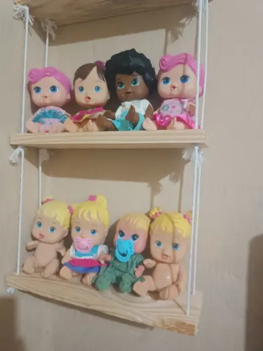 Lote de bonecas little Doll 8 bonequinhas de borracha linda coleção 