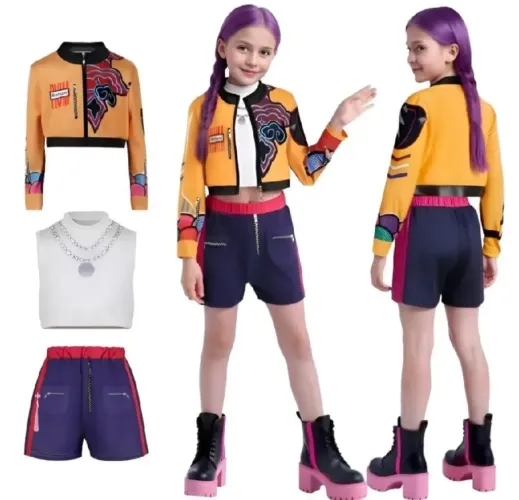 Fantasia Guerreira K-POP infantil (G/ 7-9 anos)
