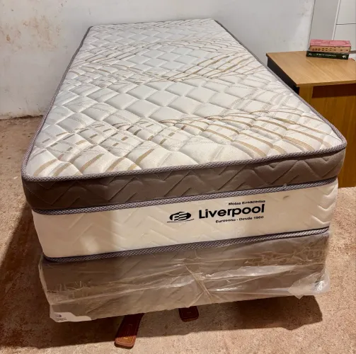 Conjunto cama box solteiro