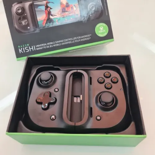 Razer Kishi V1 Android (USB-C) - Praticamente Novo Na Caixa Completo