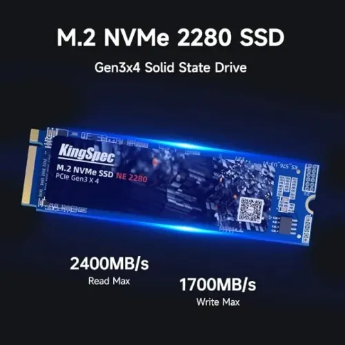 SSD M.2 NVMe 256GB KingSpec 2280