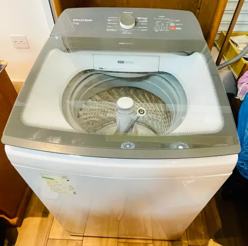 Máquina de lavar Brastemp 12kg 220 volts com transformador junto 