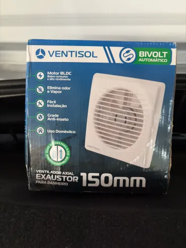 Exaustor Ventisol 150mm - Fechado