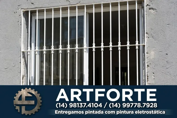 Fabricação de grades para janelas entregamos pintadas