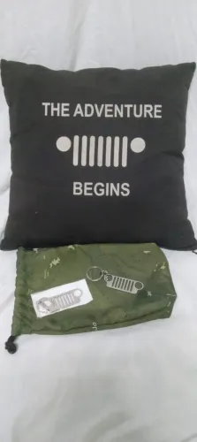 Jeep - Bolsa Porta manual + 2 chveiros Grade Jeep Willys - Almofada