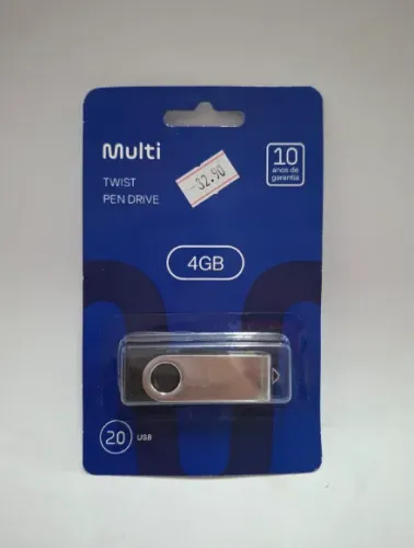 Pen Drive USB Twist 2 4 GB - Multi