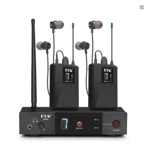 1 Transmissor 2 Receptores Monitor de Palco En Iar