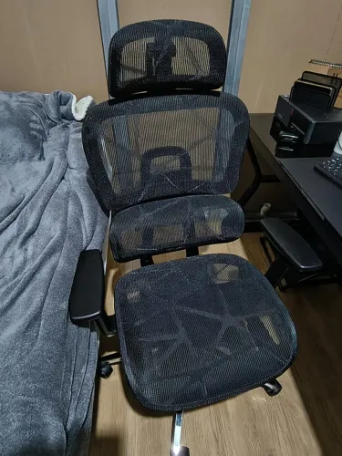 Cadeira de Escritório, Design Ergonômico com Suporte Lombar Independente, Malha Respirável