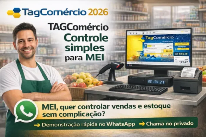 TAGCOMÉRCIO 2026 **Sistema + Aplicativo + Editor de Cupom**