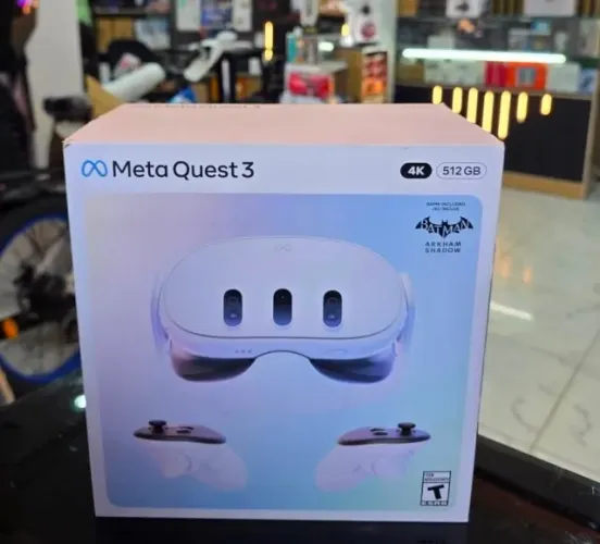 Meta Quest 3 Óculos de Realidade Virtual 4K 512GB Lacrado