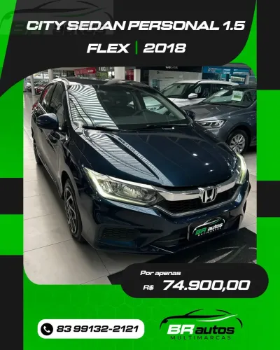 Honda City Sedan Personal 1.5 Flex 16V Aut. 2018