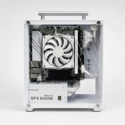 PC Gamer Metalfish Branco, Ryzen 3 3200G, SSD, 8GB , Fonte Modular