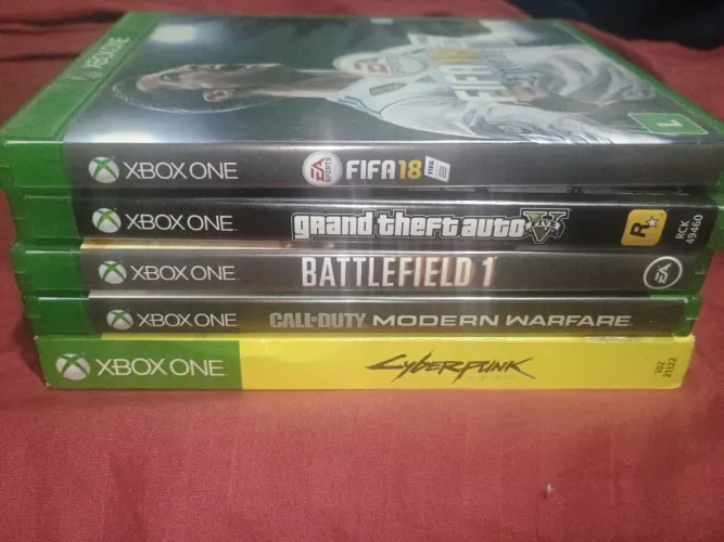 Kit Jogos de Xbox One, mídia física