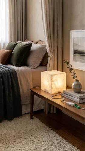 Luminária Cubo acrílico TokStok NOVA