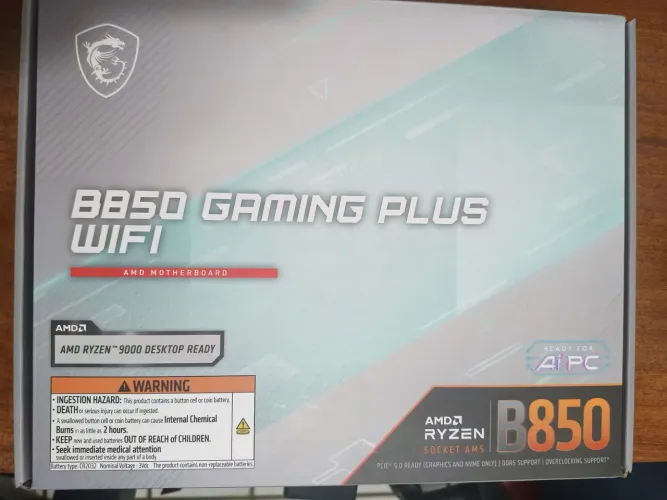 Placa Mãe MSI B850 Gaming Plus Wifi