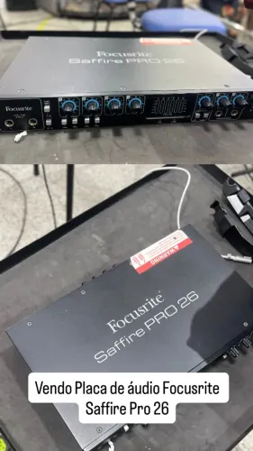 Placa de Áudio Focusrite Pro Saffire 26 
