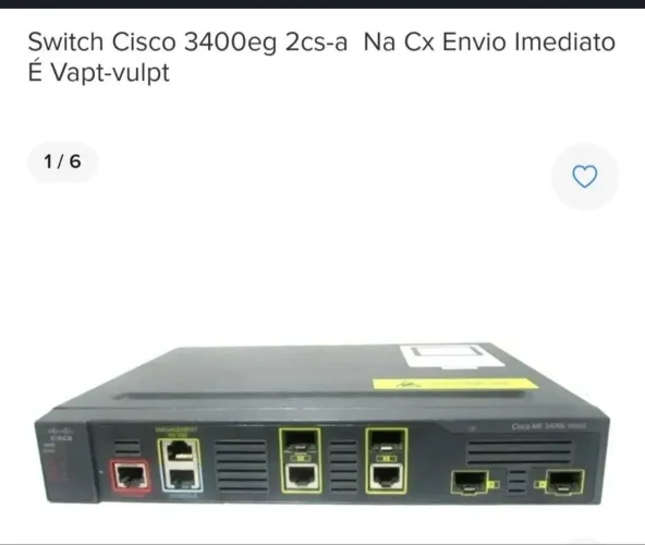 Switch Cisco ME 3400E Series 2cs-a