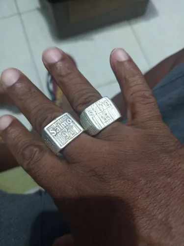 Duas lindas dedeira salmo 91, salmo 23, Prata 95 seminovas