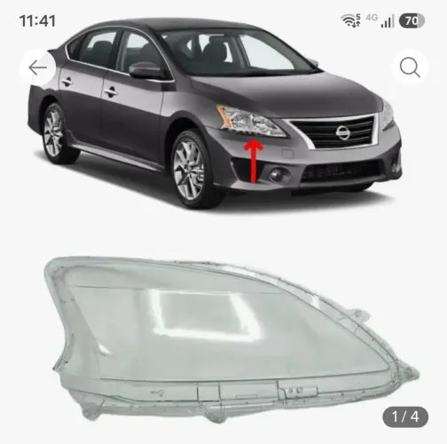 Lente farol sentra 2014 2015 2016 lado direito