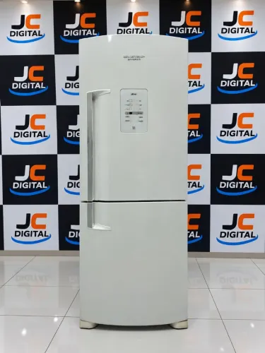 Geladeira 450 L Inverse freezer embaixo toda original gelando muito