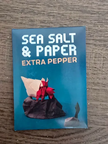 Sea salt & paper: extra pepper