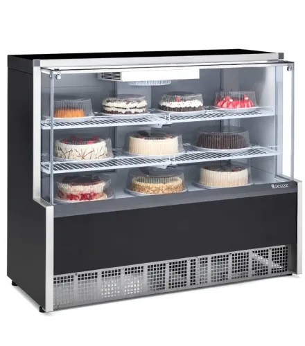 Vitrine Gelopar para confeitaria/padaria nova 1,40m