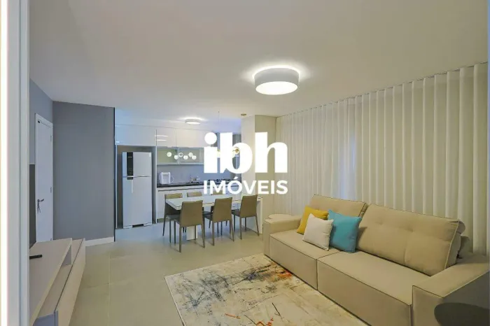 Apartamento de 1 Quarto, NOVO, totalmente MOBILIADO no Santo Agostinho