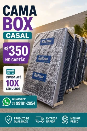 Cama Box casal!