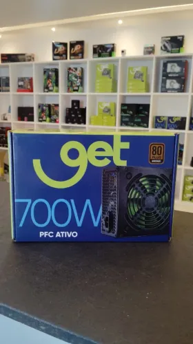 Fonte Real 700W 80 Plus Bronze PFC Ativo (Automática).