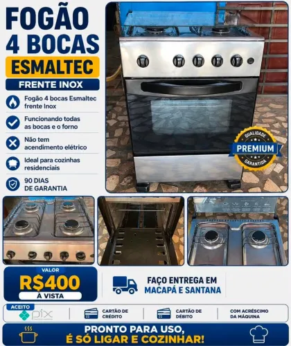 Vendo este fogão funcionando perfeitamente lindo bocas e forno funcionando perfeitamente