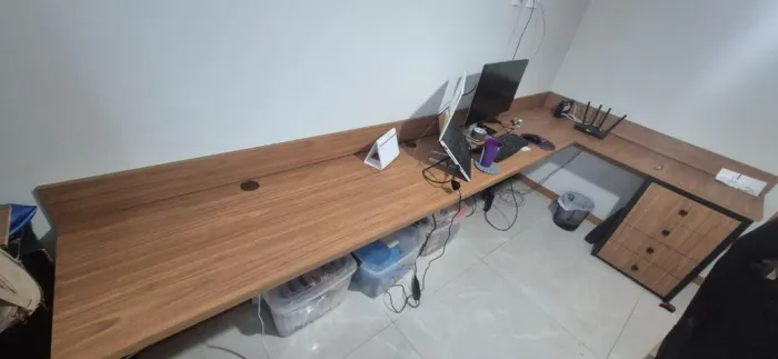 Mesa de escritório ideal para Home Office