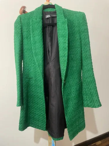 Blazer verde Zara em ótimo estado