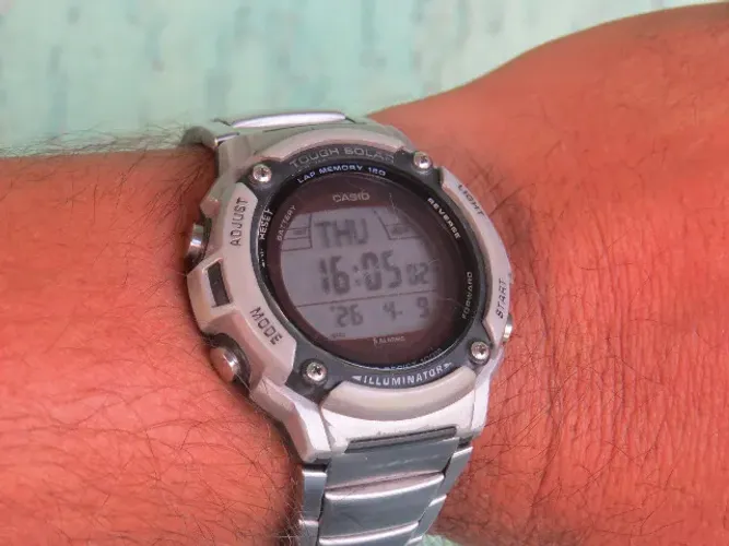 relogio casio carregamento solar