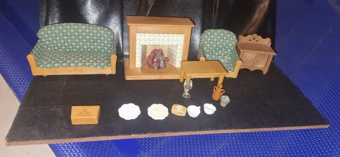Sylvanian family _ conjunto sala