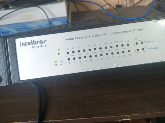 Switch Intelbras Rack 1U 26 Portas
