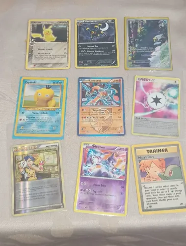 Cartas pokémon lote 