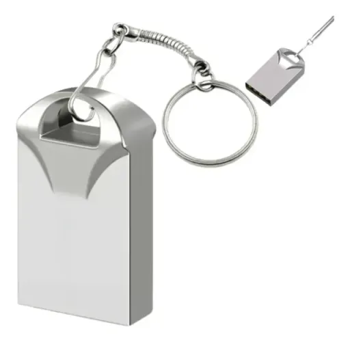 Mini Pen Drive 64gb Metal Usb2.0 Chaveiro