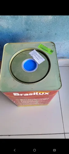 Tinta semi brilho azul