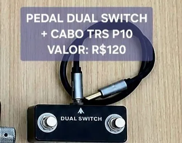 PEDAL DUAL SWITCH + CABO TRS