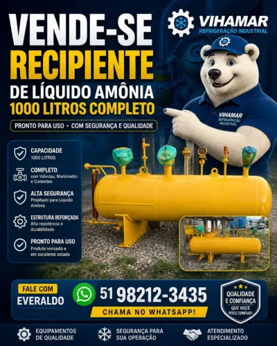 Recipiente de amônia