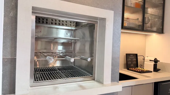 Revestimento churrasqueira gourmet Aço Inox 304