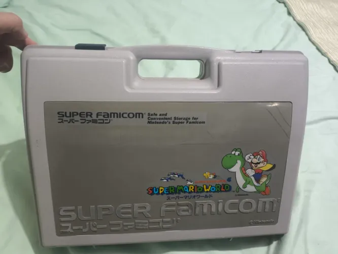 RARIDADE! Maleta Para Super Nintendo famicom