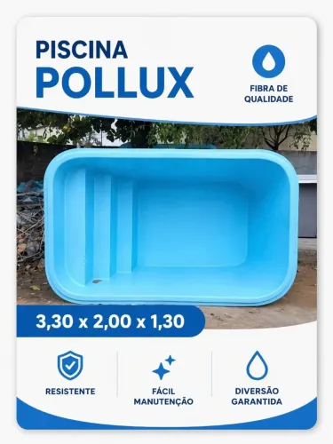 Piscina de Fibra Pollux 
