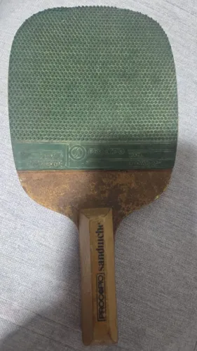 Raquete tênis de mesa procópio sanduíche minha há mais de 45 anos